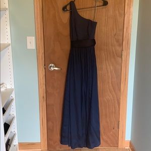 Vera Wang Navy Bridesmaid Dress